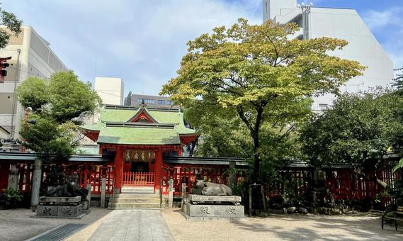 水鏡天満宮 水鏡天満宮 水鏡神社,容見天神,神社の写真素材