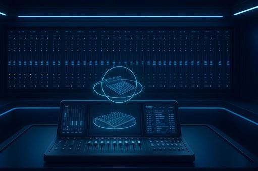 ミキシングルームの写真