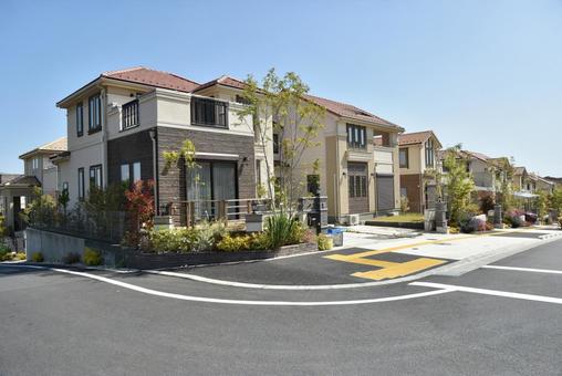 Cityscape residential detached house Cityscape residential detached house