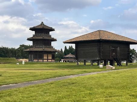 鞠智城 鞠智城 鞠智城,熊本県,観光の写真素材