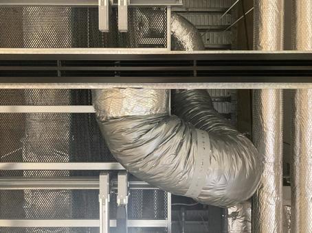 テクスチャ（天井の配管） テクスチャ,天井,配管の写真素材