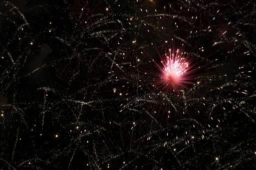 釈迦堂川の花火2025_07 釈迦堂川の花火2025_07の写真