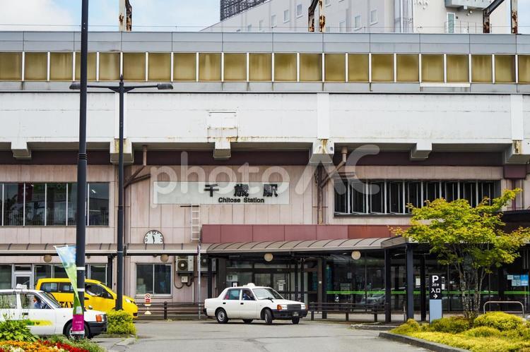 千歳駅 北海道観光地 千歳,駅,千歳駅の写真素材