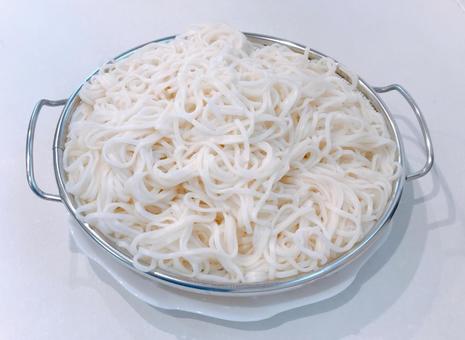 ひやむぎ ひやむぎ ひやむぎ,冷や麦,乾麺の写真素材