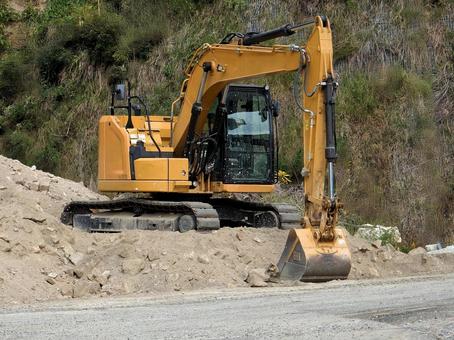 【風景写真】油圧ショベル 油圧ショベル,パワーショベル,ユンボの写真素材