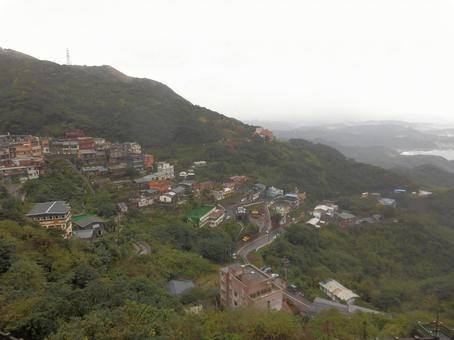 台湾の山間の集落 台湾の山間の集落 台湾,集落,山間の写真素材
