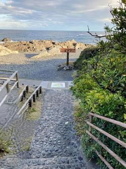 海岸への入り口 海岸への入り口の写真