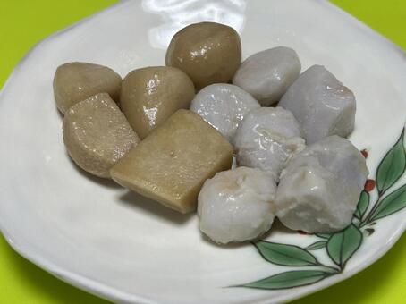 里芋の漬物2種 里芋,さといも,小芋の写真素材