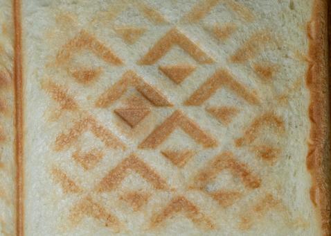 ホットサンドのこんがりとした焼き目 焼き目,ホットサンド,サンドイッチの写真素材