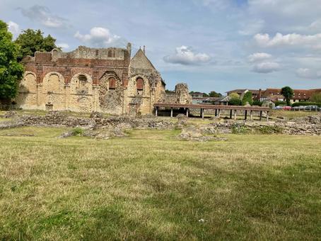 聖オーガスティン修道院 聖オーガスティン修道院 聖オーガスティン修道院,カンタベリー,イングランドの写真素材