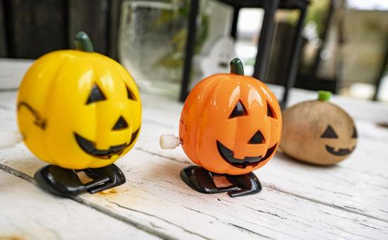 笑顔はじける秋のパンプキン ハロウィン,かぼちゃ,雑貨の写真素材