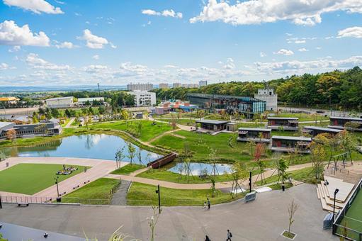 北海道 北広島市 エスコンフィールド 北海道 北広島市 エスコンフィールド 北海道,北広島市,エスコンフィールド北海道の写真素材