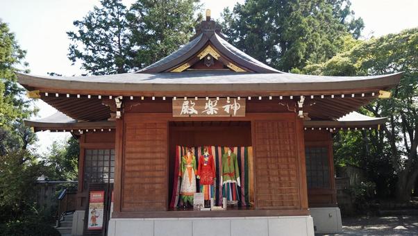 秋の高麗神社・神楽殿(埼玉県・日高市) 秋の高麗神社・神楽殿(埼玉県・日高市) 秋,高麗神社,神楽殿の写真素材