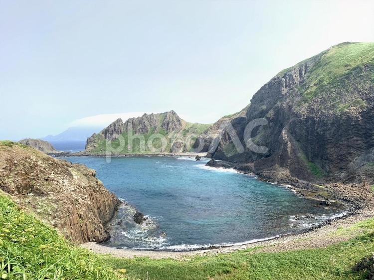 きれいな海と岬 岬,海,空の写真素材