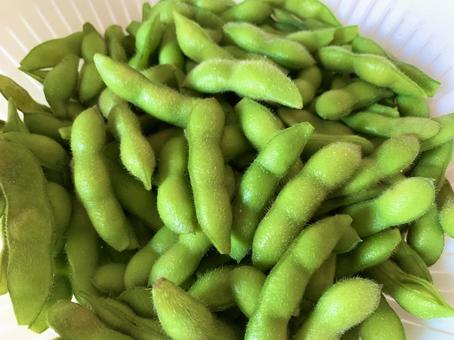 採れたて茹でたて枝豆1 採れたて茹でたて枝豆1の写真