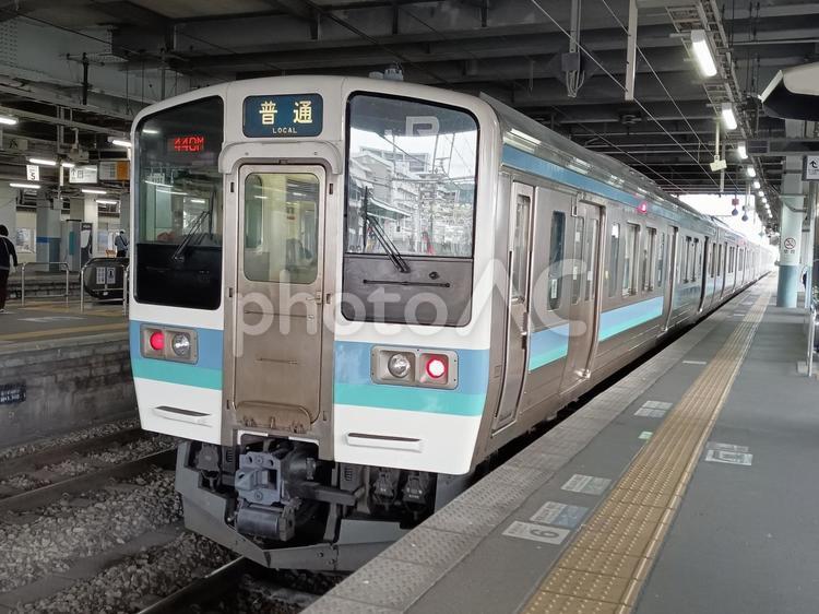 中央本線　普通 鉄道,jr,jr東日本の写真素材