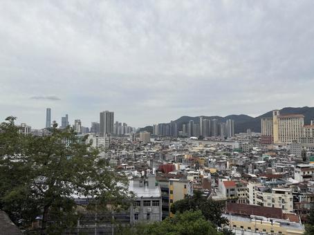 絶景 街並み,ビル,街の写真素材