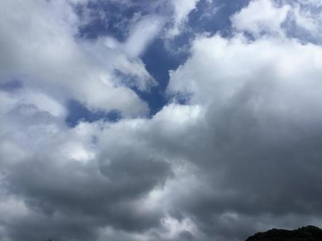 暑い雲 暑い雲の写真