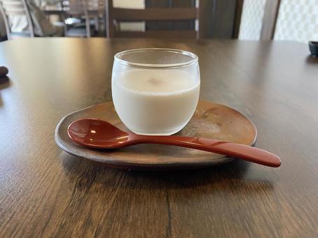 お蕎麦屋さんのスイーツ お蕎麦屋さんのスイーツ そばプリン,蕎麦プリン,プリンの写真素材