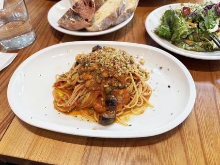 Tomato sauce pasta, JPG