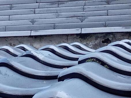 屋根瓦 屋根瓦,瓦,日本の写真素材
