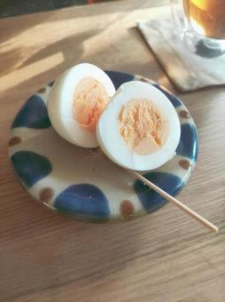 朝ごはんにゆで卵 朝ごはんにゆで卵 ゆで卵,卵料理,朝ごはんの写真素材