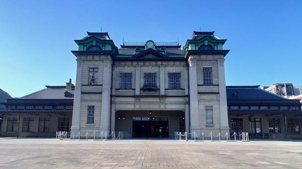 福岡県北九州市門司港レトロ　JR門司港駅 門司港駅,jr九州,福岡県の写真素材
