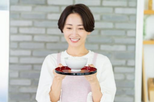 炊き立てのご飯 炊き立てのご飯 ご飯,食事,お茶碗の写真素材