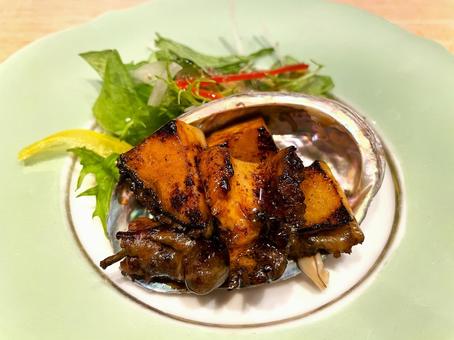 アワビのステーキ1 アワビのステーキ1 アワビ,ステーキ,焼きの写真素材