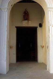 ニューカレドニア554　ウヴェア島　教会 ニューカレドニア,ウヴェア島,セントジョセフ教会の写真素材