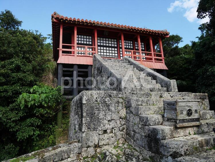 【沖縄・那覇】末吉宮・末吉公園 那覇市,末吉,神社の写真素材