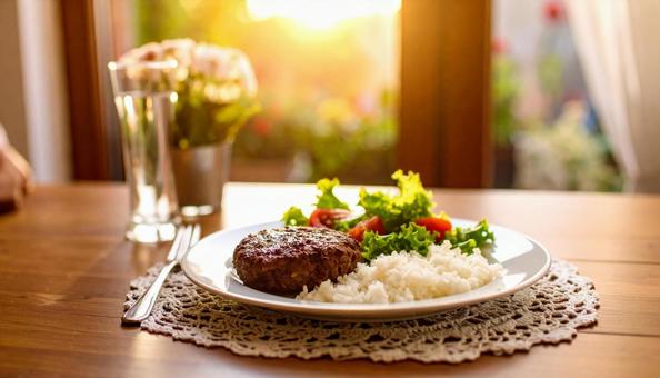 温もりあるランチプレート 温もりあるランチプレートの写真