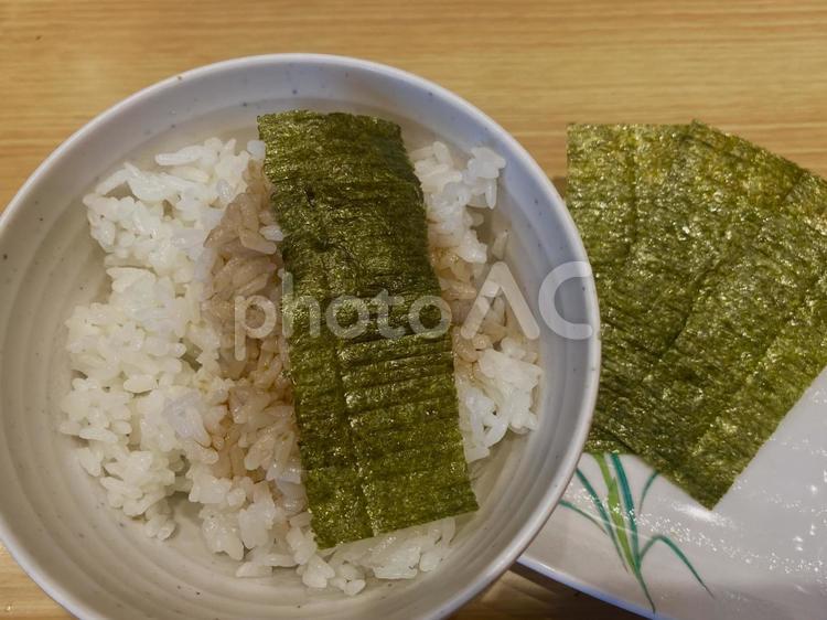 焼き海苔　味付けのり　ご飯 のり,海苔,味付けのりの写真素材