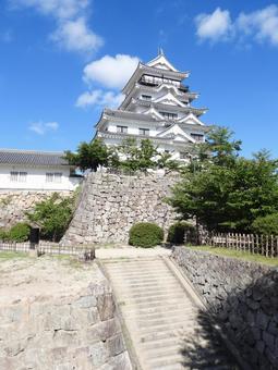 福山城 天守 福山城 天守 福山城,広島県,fukuyamaの写真素材