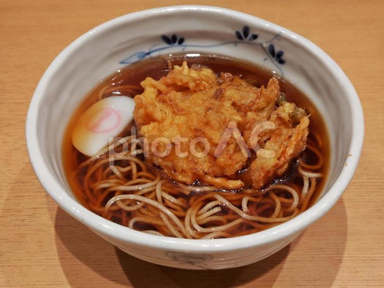 かき揚げそば かき揚げ,そば,蕎麦の写真素材