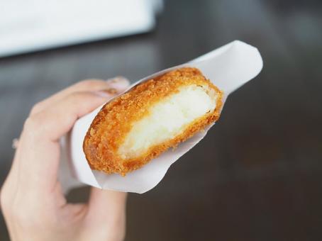 牛乳コロッケ コロッケ,牛乳,グルメの写真素材