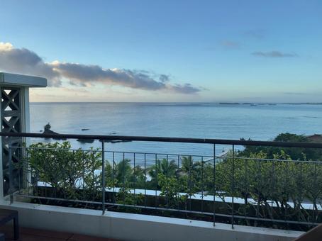 ベランダから見える景色の写真