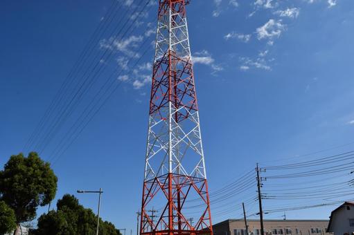 送電塔 高電圧交流 送電塔 高電圧交流の写真