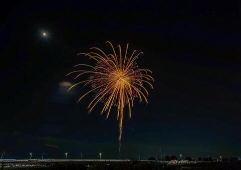 土浦全国花火競技大会 土浦全国花火競技大会,花火,fireworksの写真素材