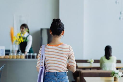 カフェ カフェ カフェ,飲食店,店の写真素材