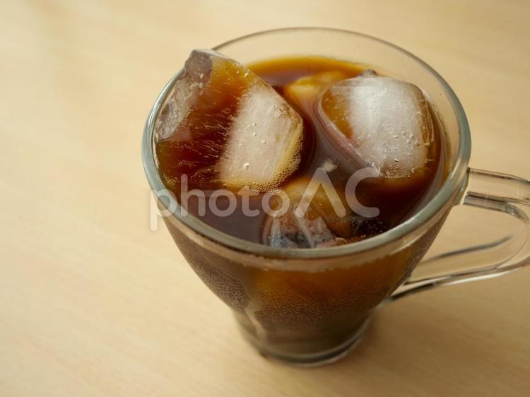 アイスコーヒー・２ アイスコーヒー,珈琲,夏の写真素材