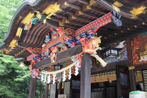 埼玉県秩父市の秩父神社 埼玉県秩父市の秩父神社 秩父神社,埼玉県,パワースポッの写真素材
