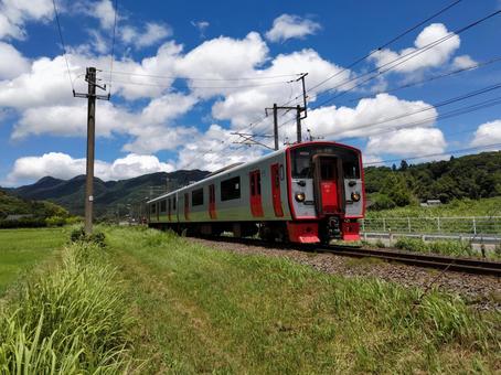 Photo, 815 seri, jalur utama nippon-cho, jr kyushu, 