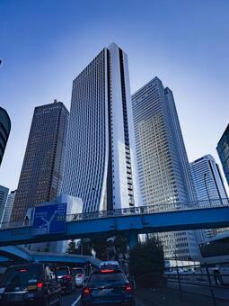 新宿　ビル群 ビル,ビル群,アーバンの写真素材