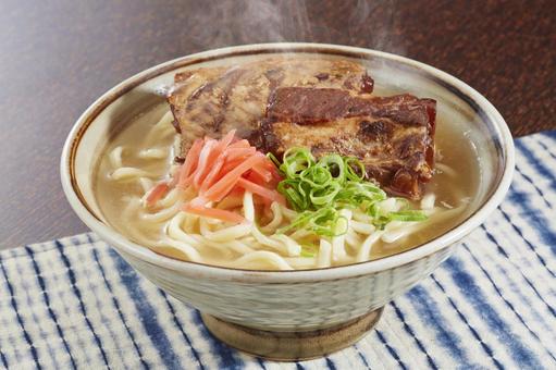 ソーキそば ソーキそば ソーキそば,沖縄そば,沖縄料理の写真素材