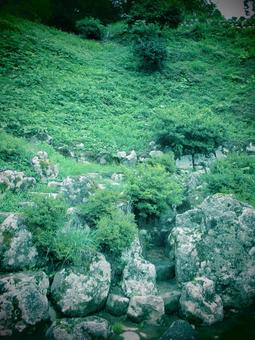 福井県-一乗谷朝倉氏庭園-朝倉館跡庭園 福井県-一乗谷朝倉氏庭園-朝倉館跡庭園の写真