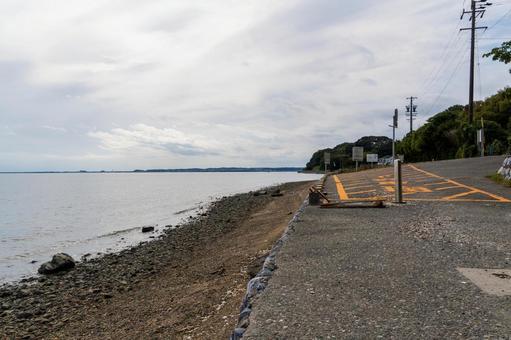 静岡県浜松市 秋の浜名湖　大崎　ハマイチ 日本,浜名湖周遊自転車道,ハマイチの写真素材