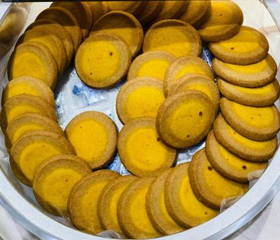 かぼちゃのクッキー クッキー,焼菓子,スイーツの写真素材