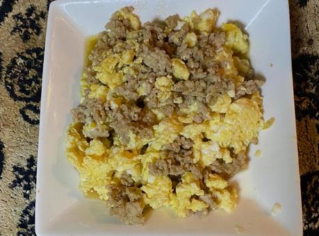 肉炒り卵 肉炒り卵の写真
