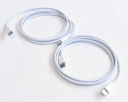 データケーブル usbーcケーブル,データケーブル,充電コードの写真素材